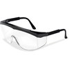 Mcr Safety Stratos Wraparound Design Glasses, Clear Polycarbonate MCSCRWSS110